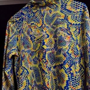 Snake print body suit